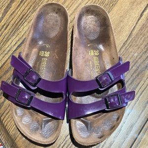 Purple Birkenstock size 39 womens